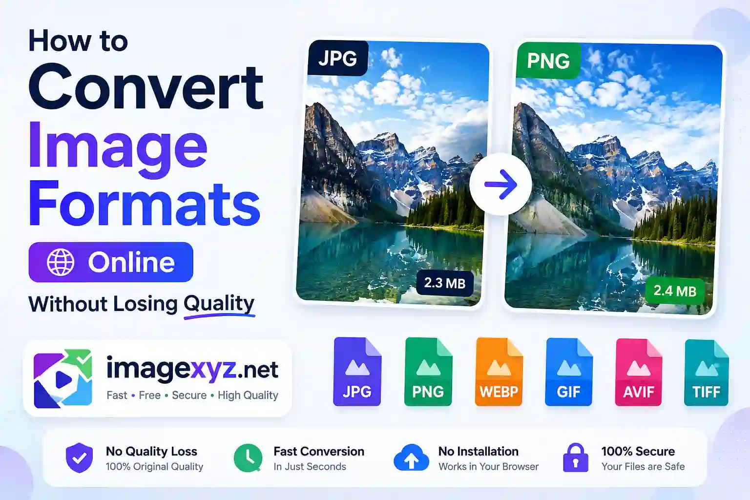 How to Convert Image Formats Online Without Losing Quality