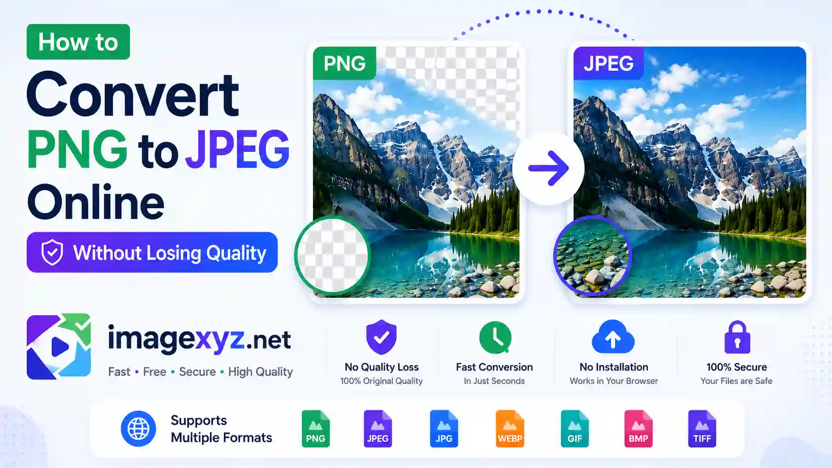 How to Convert PNG to JPEG Online Without Losing Quality